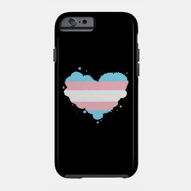 Transgender Pride Heart Flag Awareness
