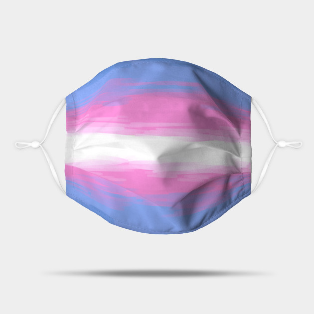Painted Transgender Pride Flag