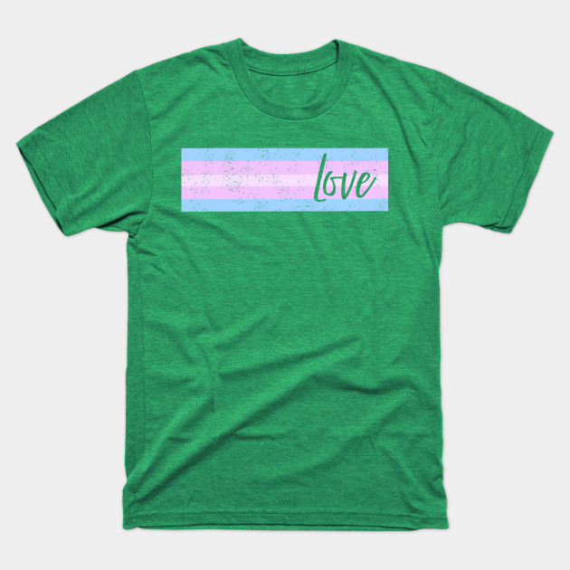 Love - Transgender Pride Flag banner design