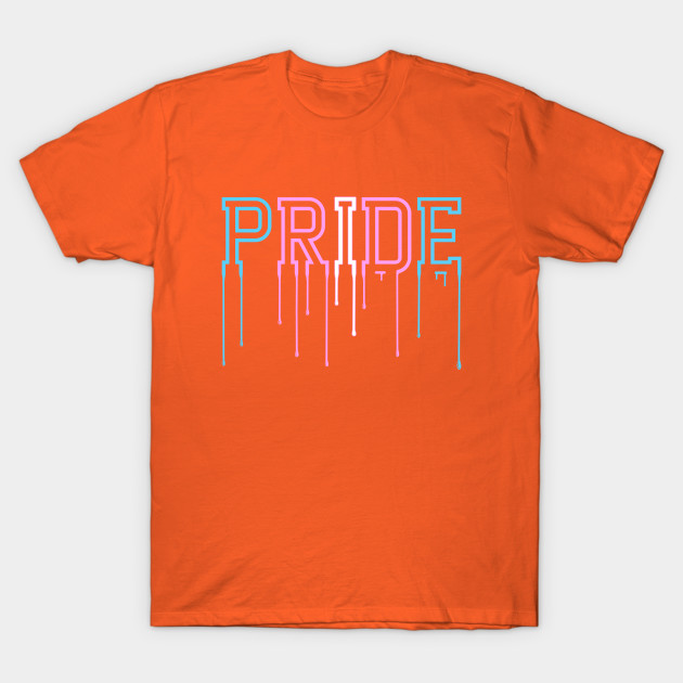 Pride - Transgender Pride Flag paint drip design