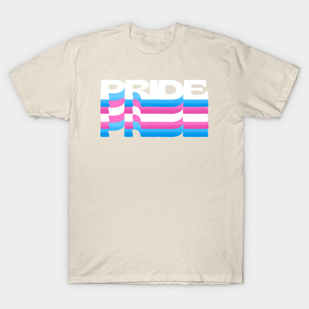 Pride - Transgender Pride Flag Shadow Design