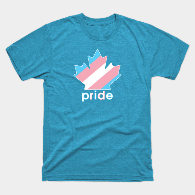 Transgender Pride Maple Leaf