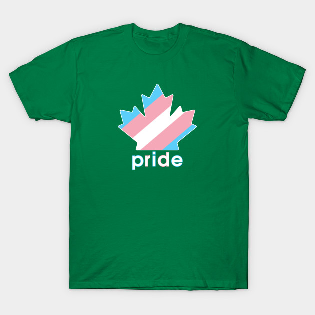 Transgender Pride Maple Leaf