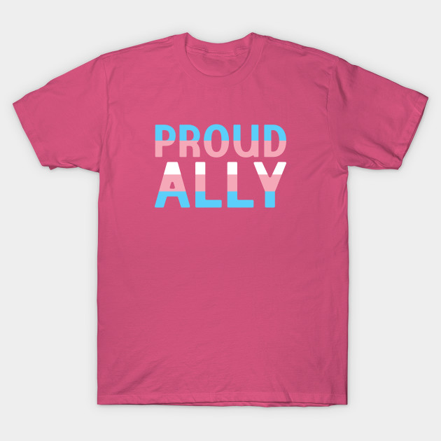 Proud Ally Transgender Pride Flag