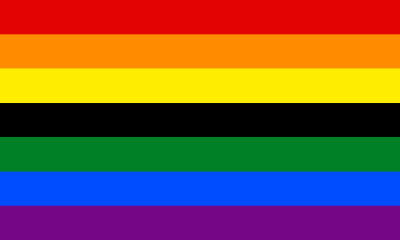 Black Gay Pride Flag PN0112 2x3 ft (60x90 cm) Official PAN FLAG Merch