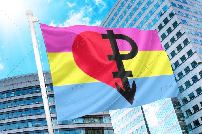 Panromantic Pride Flag PN0112 2x3 ft (60x90cm) Official PAN FLAG Merch